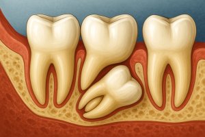 Зуб мудрости под зубом: редкая аномалия, требующая внимания
