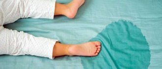 Enuresis due to alcohol intoxication