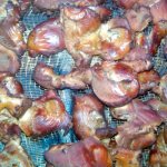 Куриные желудки горячего копчения